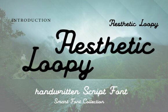 Aesthetic Loopy Font for Social Campaigns