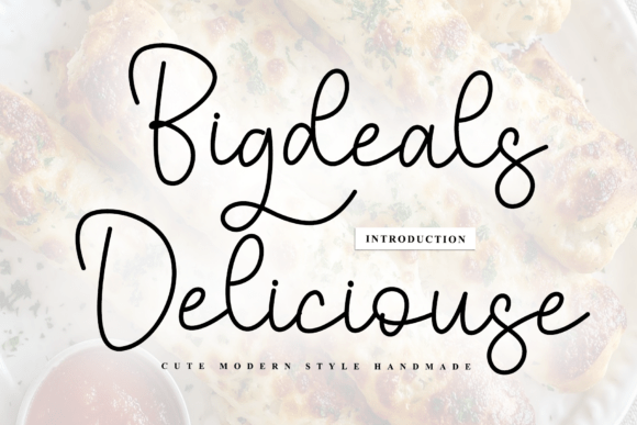 Bigdeals Deliciouse Font for Branding