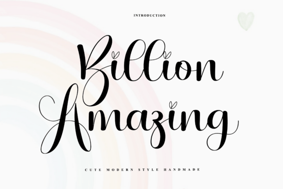 Billion Amazing Font for Elegant Branding