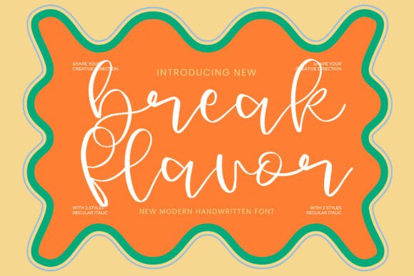 Break Flavor Font for Modern Web Design
