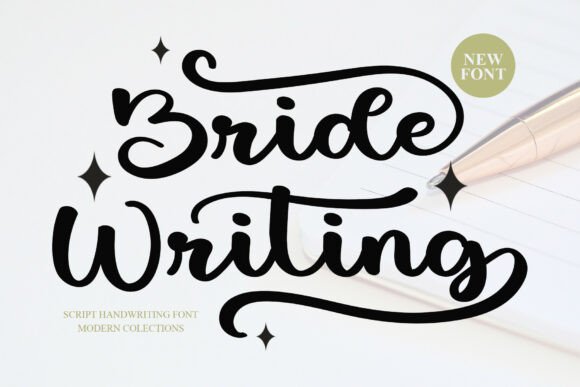 Bride Writing Font for Bold Campaign Designs