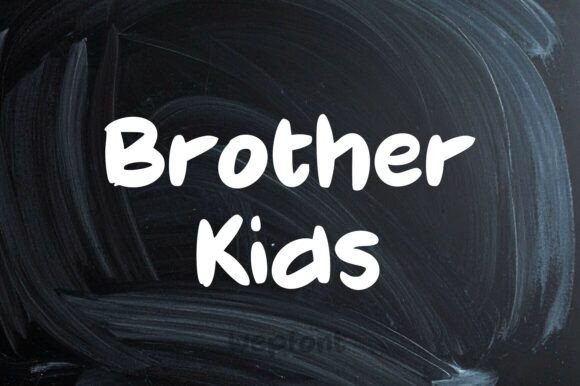 Brother Kids Font: A Vivacious Script for Creative Designs