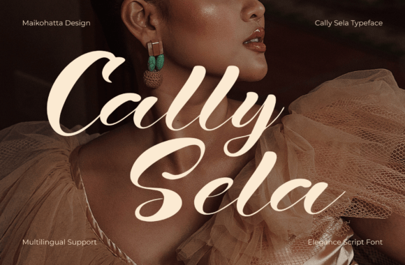 Cally Sela: A Modern Calligraphy Typeface for Campaigns