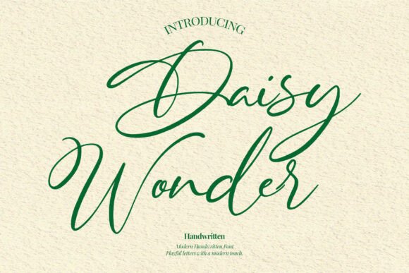 Daisy Wonder Font for Polished Branding