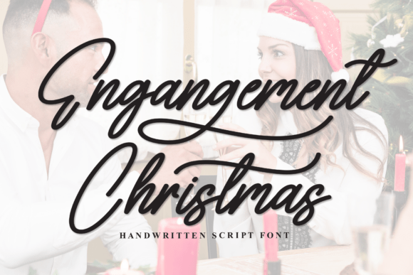 Engangement Christmas Font for Festive Campaigns