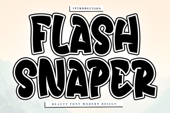 Flash Snaper: A Rhythmic Script Font for Modern Design