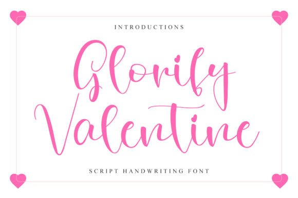 Glorify Valentine Script Font for Web Design
