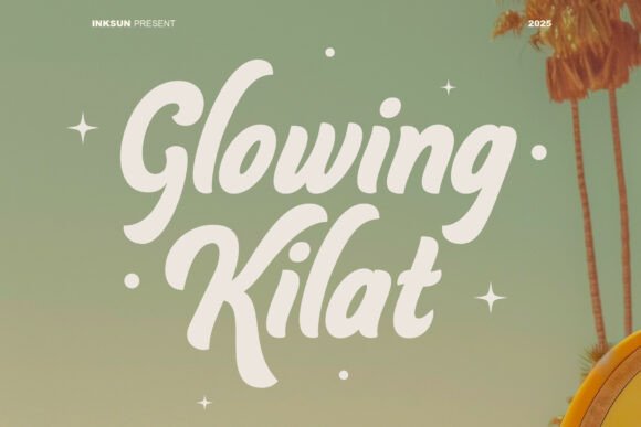 Glowing Kilat Typeface for Bold Brand Identity