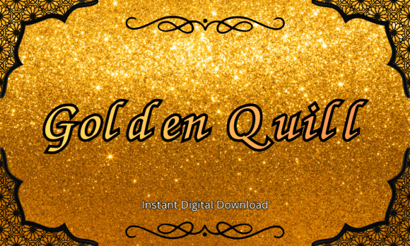 Golden Quill Font for Elegant Branding