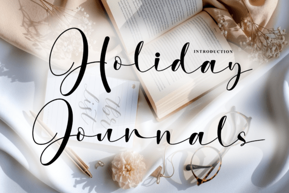 Holiday Journals Font Review for Brand Designers