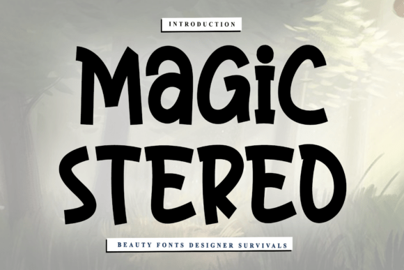 Magic Stereo Script Font for Handmade Brands