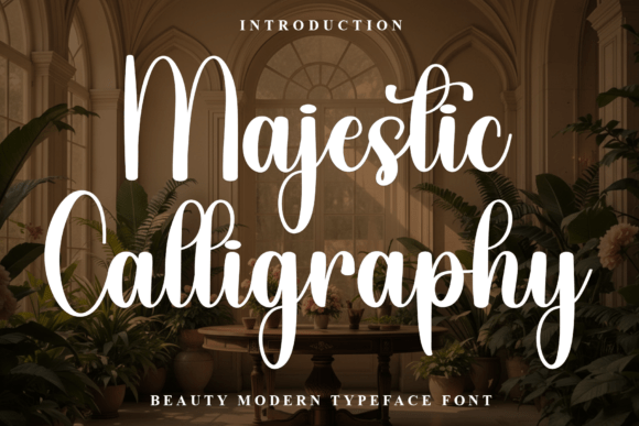 Majestic Calligraphy Font for Web Design