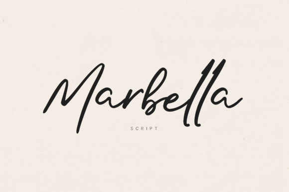 Marbella Font: Elegant Script for Designers