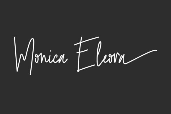 Monica Eleora: A Script Font for Modern Campaigns