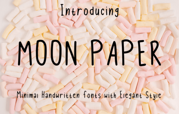 Moon Paper Font for Modern Digital Branding