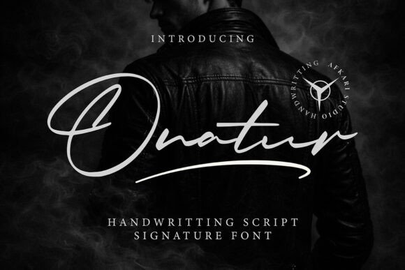 Onatur: A Modern Handwritten Typeface for Editorial Design
