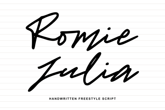 Romie Julia: The Script Handwritten Font for Authentic Campaigns