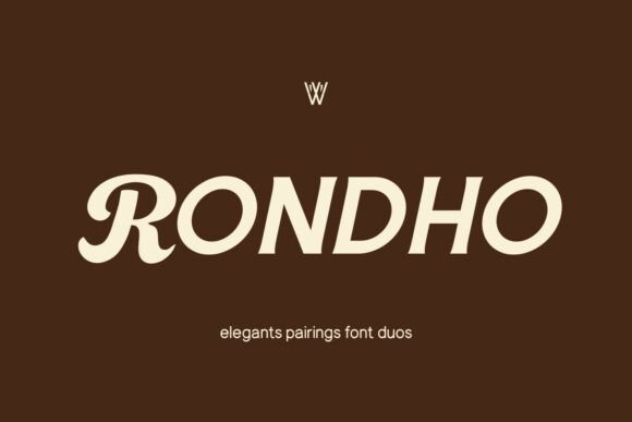 Rondho: A Luxury Retro Font Duo for Modern Campaigns