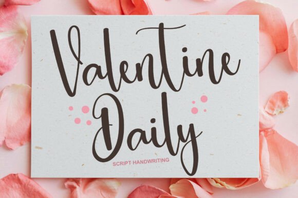 Valentine Daily Font for Digital Design