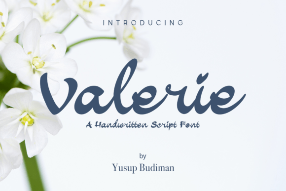 Valerie: A Handcrafted Script Font for Makers