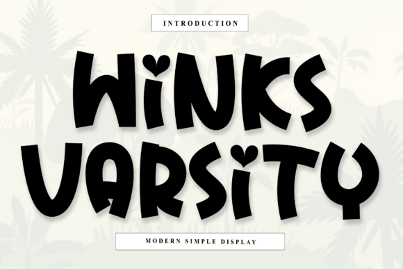 Winks Varsity Font for Elegant Branding