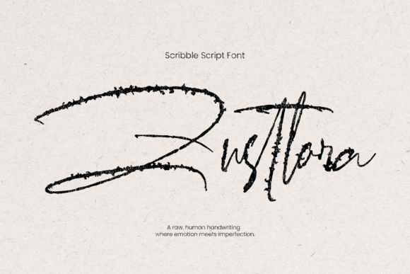 Zusttora Font: The Ultimate Raw Scribble Script for Designers